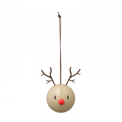 Reindeer Ornament Latte 2 PCS - Hoptimist HOPTIMIST HOP26097