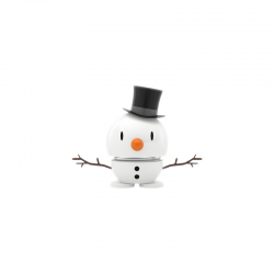 Snowman Small White - Hoptimist