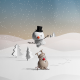 Snowman Small White - Hoptimist HOPTIMIST HOP26172