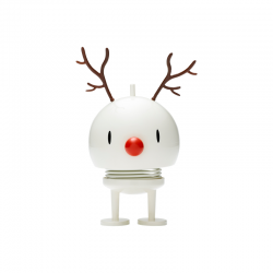 Reindeer Bumble Medium White - Hoptimist