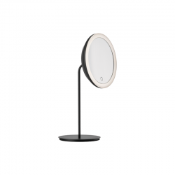 Table Mirror 5x Magnif & Light Black - Zone Denmark