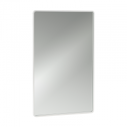 Espelho de Parede 70x44cm Branco - Rim - Zone Denmark