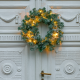 Wreath 30 Leds Ø45cm - Anton White And Green - Sirius SIRIUS SR51630