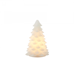 Árvore de Natal 16cm Branco - Carla - Sirius SIRIUS SR13200