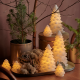 Set of 4 Mini Christmas Tree White - Carla - Sirius SIRIUS SR13203