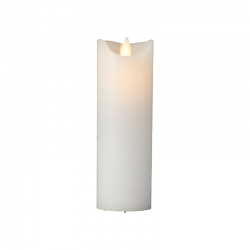 Rechargeable Candle 15cm White - Sara - Sirius
