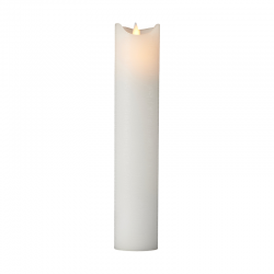Rechargeable Candle 25cm White - Sara - Sirius