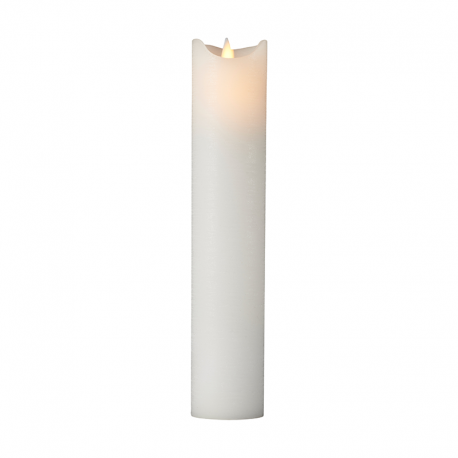 Rechargeable Candle 25cm White - Sara - Sirius SIRIUS SR80222