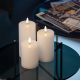 Set of 3 Rechargeable Led Candles White - Sille - Sirius SIRIUS SR80600