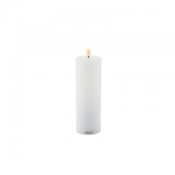 Rechargeable Led Candle 15cm White - Sille - Sirius