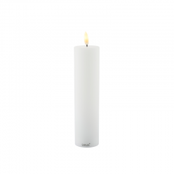 Rechargeable Led Candle 20cm White - Sille - Sirius