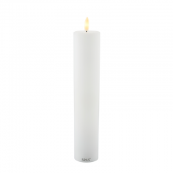 Rechargeable Led Candle 25cm White - Sille - Sirius