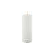 Rechargeable Led Candle Ø7,5x20cm White - Sille - Sirius SIRIUS SR80623