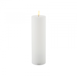 Rechargeable Led Candle Ø7,5x25cm White - Sille - Sirius SIRIUS SR80624