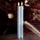 Set of 2 Tall Rechargeable Candles White - Sille - Sirius SIRIUS SR80680