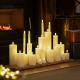 Set of 2 Tall Rechargeable Candles White - Sille - Sirius SIRIUS SR80680