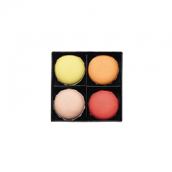 Set of 4 Deco Macarons Vanilla & Fruit - Deko Multicolour - Asa Selection ASA SELECTION ASA66778444