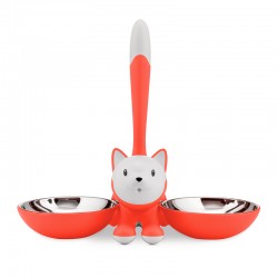 Cat Bowl Red - Tigrito - A Di Alessi