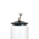 Jar for Cat Food Black - MiòJar - A Di Alessi A DI ALESSI AALEAMMI22B