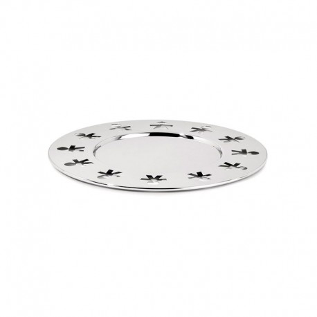 Tabuleiro Ø31cm – Girotondo Inox - A Di Alessi A DI ALESSI AALEAKK11