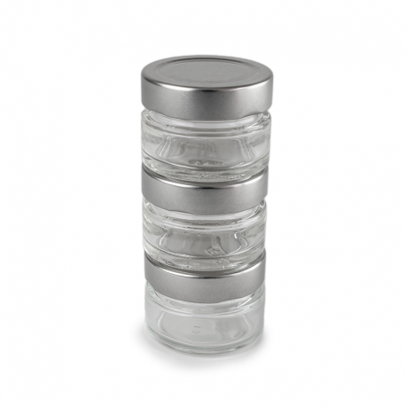 Set of 3 Empty Pepper Jars - Maestro Transparent - Peugeot Saveurs PEUGEOT SAVEURS PG41755