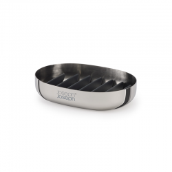 Stainless Steel Soap Dish - Easystore Luxe Stainless Steel - Joseph Joseph