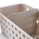 Bathroom Storage Basket Slimline Ecru - Easystore - Joseph Joseph JOSEPH JOSEPH JJ70586