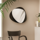 Wall Mirror with Frame Black - Colombina - Alessi ALESSI ALESFM25B