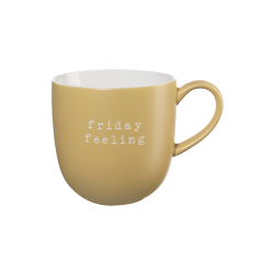 Mug 'Friday Feeling' 350ml - Hey! Yellow - Asa Selection ASA SELECTION ASA17063277