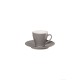 Taza Espresso con Platillo Gris - Café Ti Amo - Asa Selection ASA SELECTION ASA22010124
