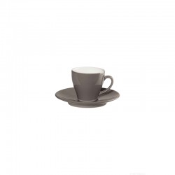 Espresso Cup with Saucer Taupe - Café Ti Amo - Asa Selection ASA SELECTION ASA22010127