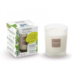 Rechargeable Scented Candle 180gr - Lemongrass & Mint - Esteban Parfums ESTEBAN PARFUMS ESTBCM-004