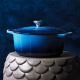 Cast Iron Round Casserole 18cm - Azure Blue - Le Creuset LE CREUSET LC21177182202430