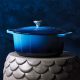 Cast Iron Round Casserole 22cm - Azure Blue - Le Creuset LE CREUSET LC21177222202430