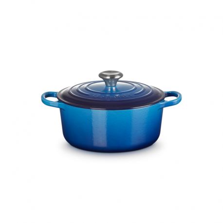 Cast Iron Round Casserole 24cm - Azure Blue - Le Creuset LE CREUSET LC21177242202430