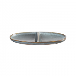 Aperitif Oval Plate 2 Sections 20x10cm Denim – Saisons - Asa Selection ASA SELECTION ASA27122118