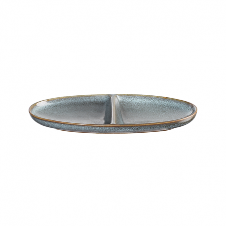 Aperitif Oval Plate 2 Sections 20x10cm Denim – Saisons - Asa Selection ASA SELECTION ASA27122118