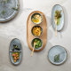 Aperitif Oval Plate 2 Sections 20x10cm Denim – Saisons - Asa Selection ASA SELECTION ASA27122118