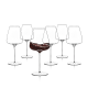Set of 6 Wine Glasses - T-Made 70 Transparent - Italesse ITALESSE ITL3303