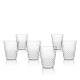 Juego de 6 Vasos Tumbler Transparente - Twist - Italesse ITALESSE ITL3376