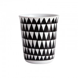 Taza Expreso Triángulos Ø6,5Cm - Coppetta Blanco Y Negro - Asa Selection ASA SELECTION ASA44005214