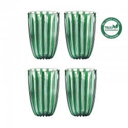 Set of 4 Tumbler Glasses Emerald - Dolcevita - Guzzini