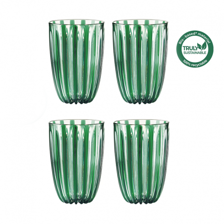 Juego de 4 Vasos Tumbler Esmeralda - Dolcevita - Guzzini GUZZINI GZ12390069