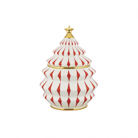 Frasco de Biscoitos em Porcelana Vermelho - Delight - Alessi ALESSI ALESNZ02