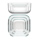 Leak-Proof Glass Container 965ml - Store&More White - Guzzini GUZZINI GZ11330111