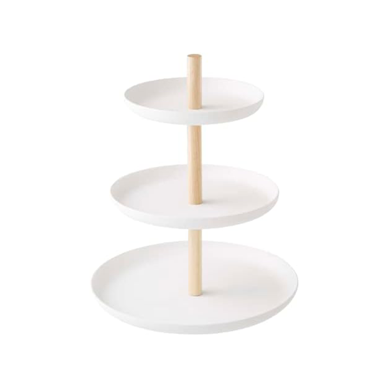 3 Tiered Dessert Stand White Tosca Yamazaki