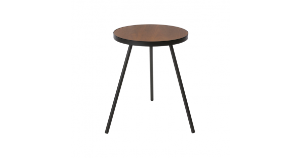 Round Side Table Black Tower Yamazaki