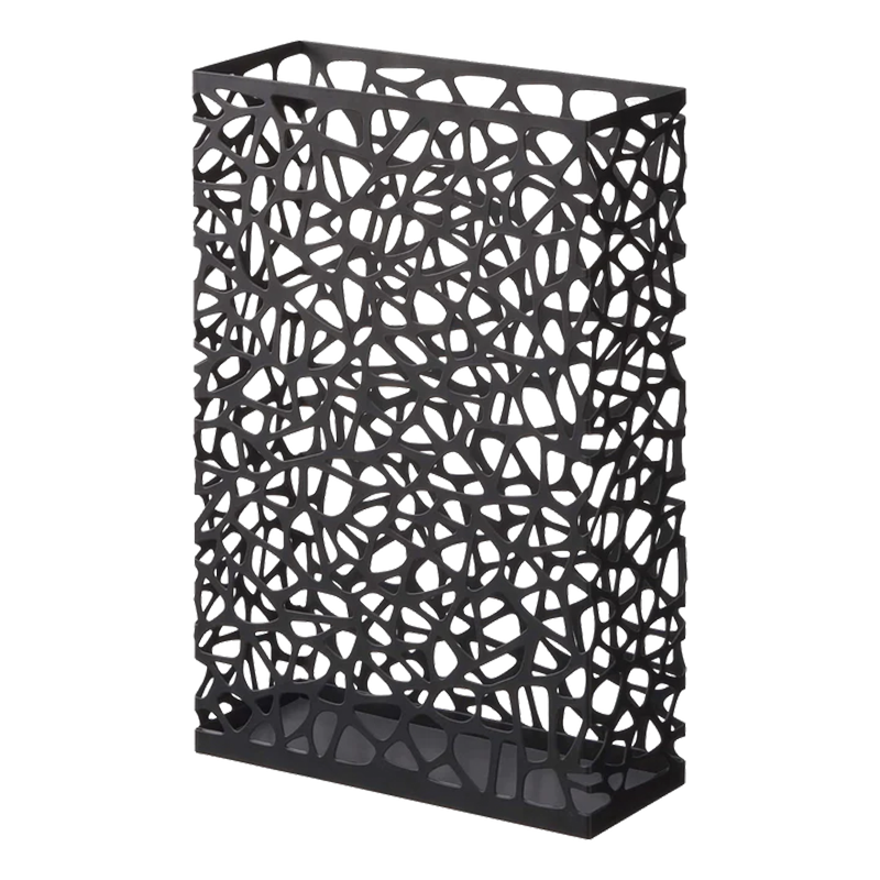 Umbrella Stand Rectangular Black Nest Yamazaki