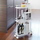 Slim Kitchen Storage Cart White - Tower - Yamazaki YAMAZAKI YMZ7151