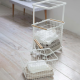 2-Tiered Laundry Cart White - Tosca - Yamazaki YAMAZAKI YMZ3299
